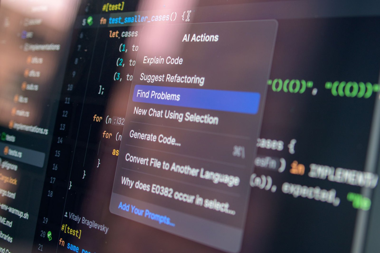 Illustration d'une intelligence artificielle analysant des données SEO