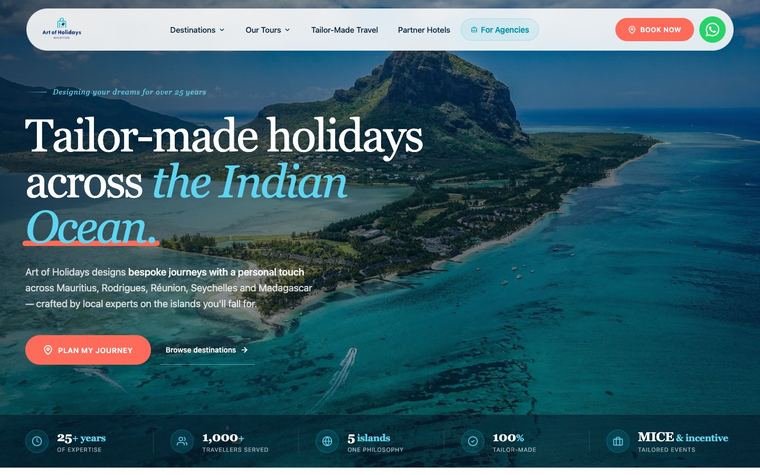 Site réalisé par Skyward Agency