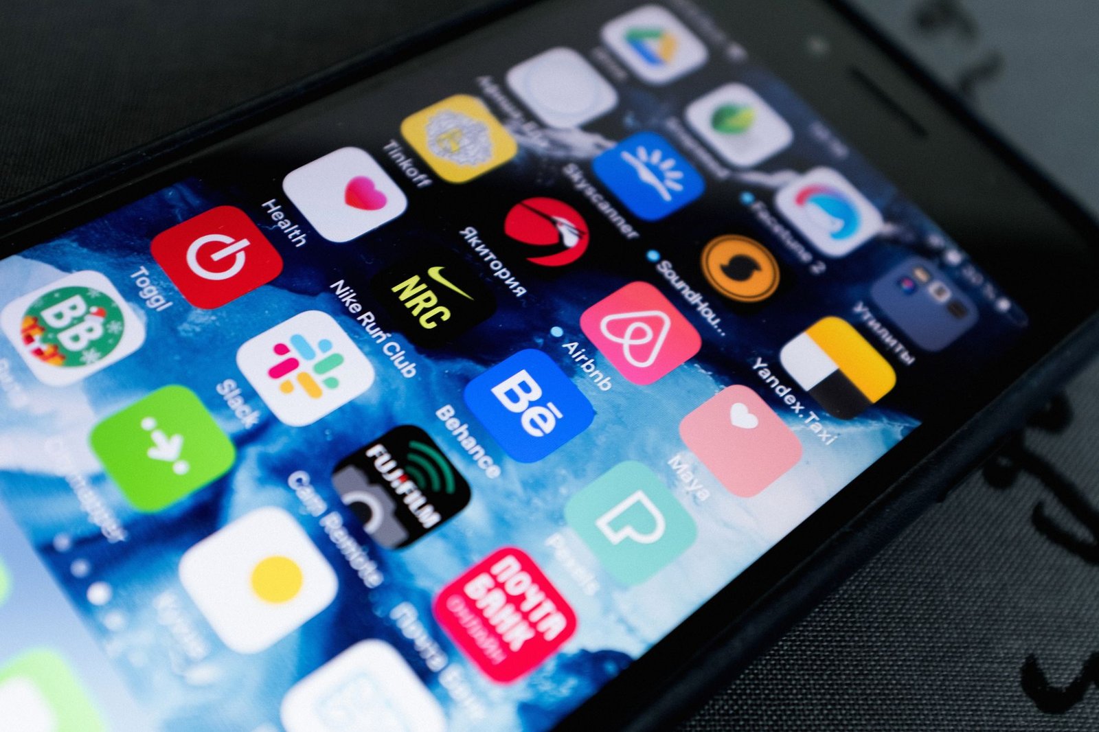 Interface utilisateur d'une application développée avec Flutter