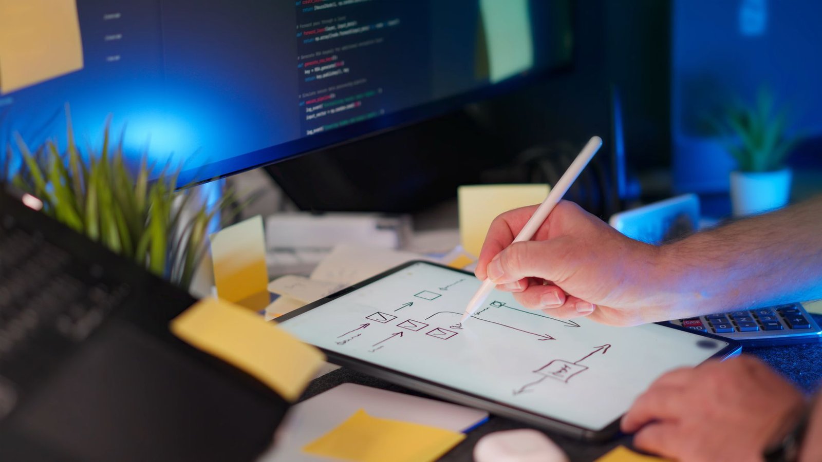 Schéma illustrant le processus de développement d'une application mobile, de l'idée au lancement.