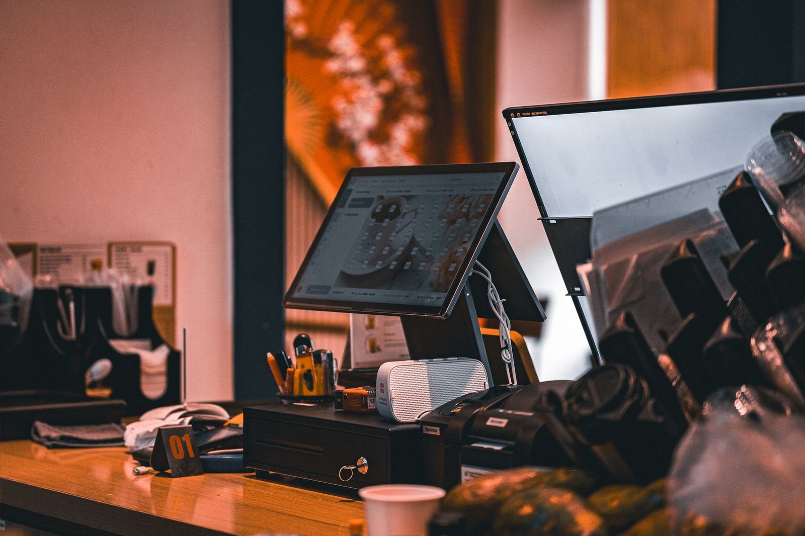 Interface de logiciel de facturation avec facture personnalisée
