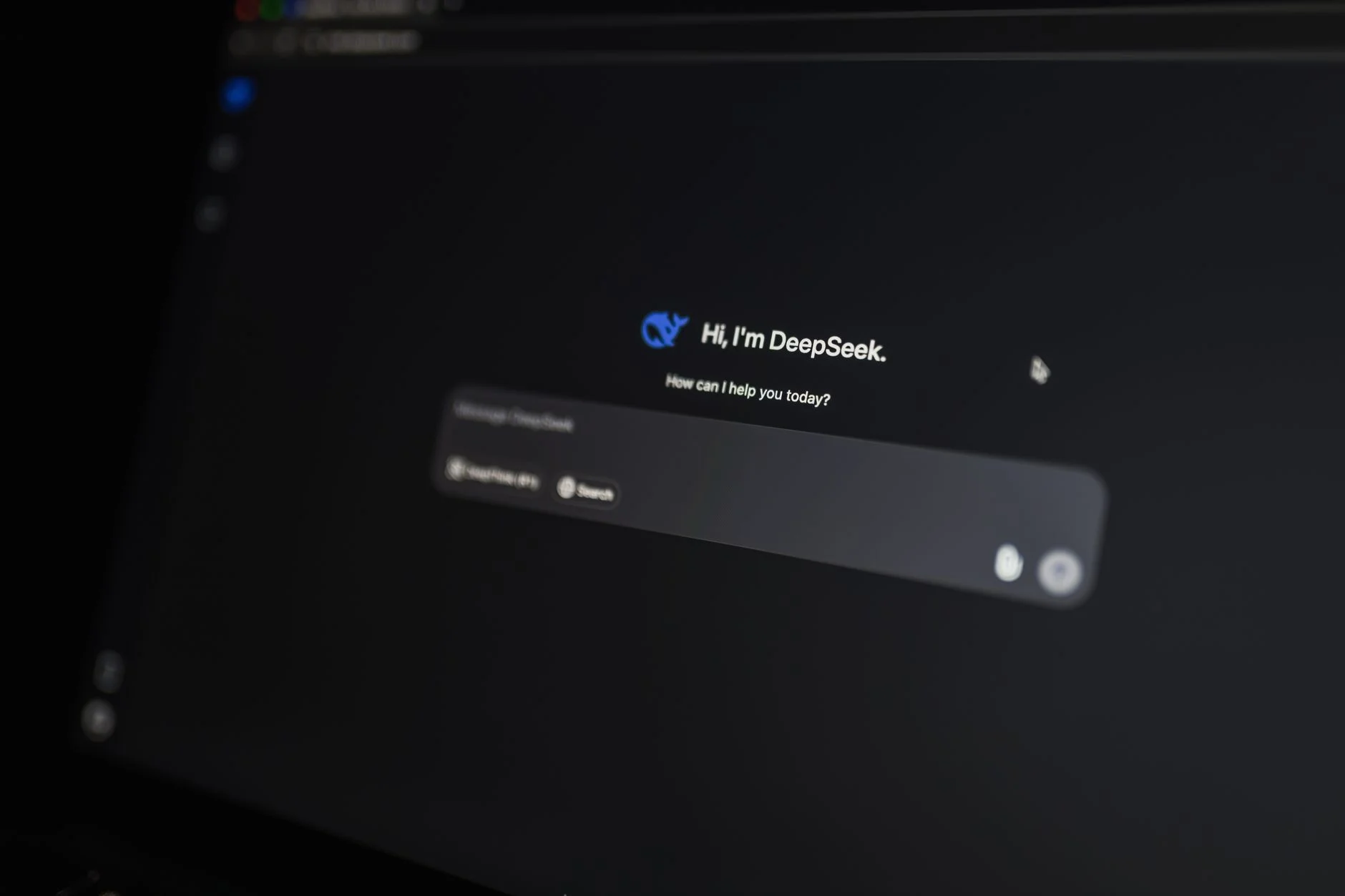 User interface showing a semantic search engine powered by RAG.