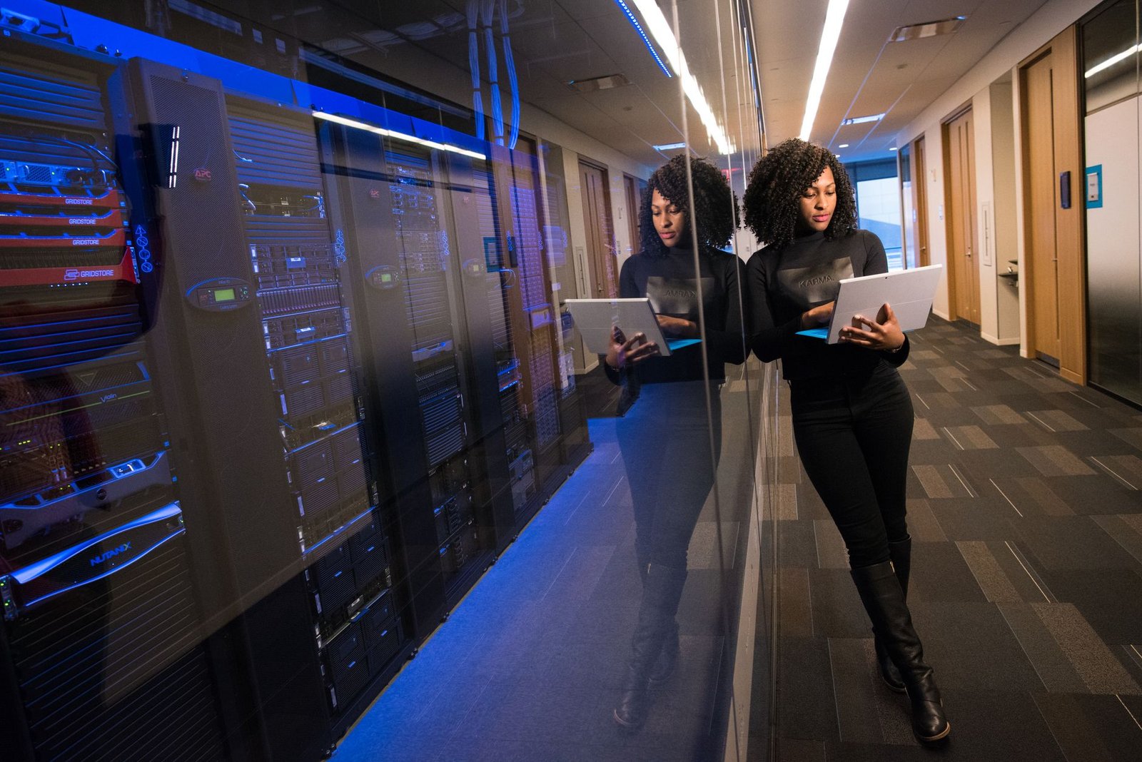 Graphique de croissance d'entreprise, sécurité informatique
